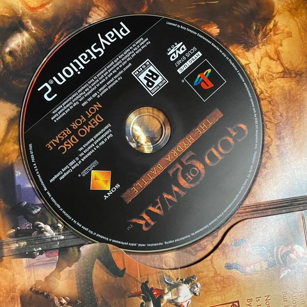 God of War: The Hydra Battle (Demo Edition) (Sony PlayStation 2, 2005)